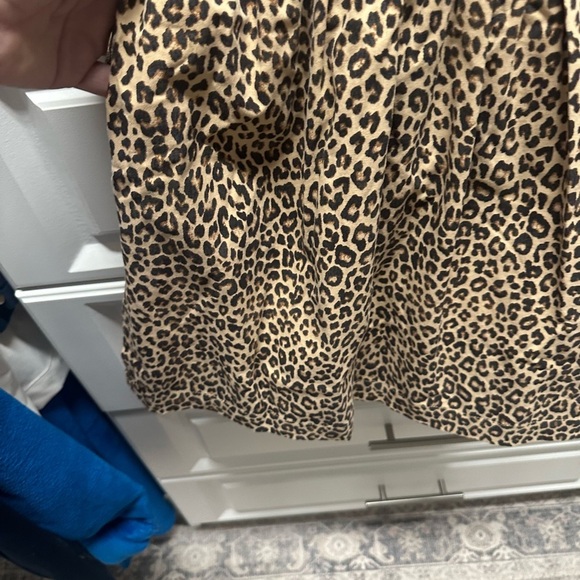 J. Crew A Line Shirt Dress in Leopard Chino for Women - Picture 7 of 8